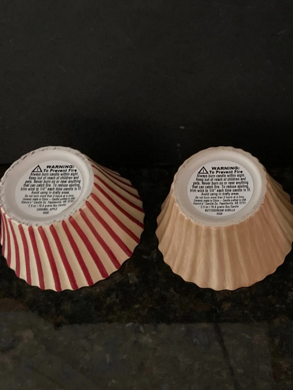 Valerie Parr Hill Set of 4 Candles/Apple/Sprinkle/Blueberry/Chocolate Chip/NEW!